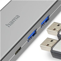 Hama USB hub, multiport, 2x USB-A, USB-C PD, HDMI, USB 3.2 5 Gb/s