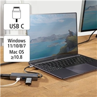 Hama USB hub, multiport, 2x USB-A, USB-C PD, HDMI, USB 3.2 5 Gb/s
