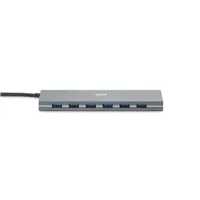 Hama USB-Hub, 7 portov, USB 3.2, 5 Gbit/s, USB-C adaptér, sieťový zdroj