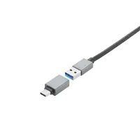 Hama USB-Hub, 7 portov, USB 3.2, 5 Gbit/s, USB-C adaptér, sieťový zdroj