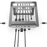Hama USB-C dokovacia stanica a stojan pre notebook Connect2Office Stand, 12 portov
