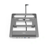 Hama USB-C dokovacia stanica a stojan pre notebook Connect2Office Stand, 12 portov