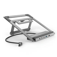 Hama USB-C dokovacia stanica a stojan pre notebook Connect2Office Stand, 12 portov