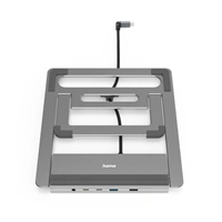 Hama USB-C dokovacia stanica a stojan pre notebook Connect2Office Stand, 12 portov