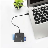 Hama čítačka kariet USB 3.2 Gen1, USB-A, USB-C adaptér, SD/CF/MS