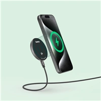 Hama bezdrôtová nabíjačka Qi 15 W, magnetická, samostatný kábel 1 m