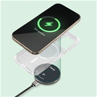 Hama bezdrôtová nabíjačka Qi 15 W, magnetická, samostatný kábel 1 m