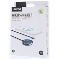 Hama bezdrôtová nabíjačka Qi 15 W, magnetická, samostatný kábel 1 m