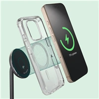 Hama bezdrôtová nabíjačka s držiakom 2v1, Qi2 15 W, USB-C adaptér 45 W
