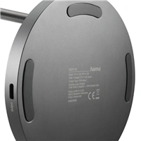 Hama bezdrôtová nabíjačka s držiakom 2v1, Qi2 15 W, USB-C adaptér 45 W
