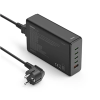 Hama USB nabíjacia stanica GaN, 4x USB-C PD, 1x USB-A QC, 240 W