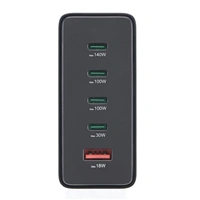 Hama USB nabíjacia stanica GaN, 4x USB-C PD, 1x USB-A QC, 240 W