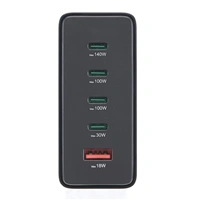 Hama USB nabíjacia stanica GaN, 4x USB-C PD, 1x USB-A QC, 240 W