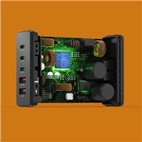 Hama USB nabíjacia stanica GaN, 3x USB-C PD, 2x USB-A (1x QC), 140 W