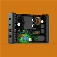 Hama USB nabíjacia stanica GaN, 2x USB-C PD, 2x USB-A QC, 65 W
