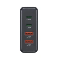 Hama USB nabíjacia stanica GaN, 2x USB-C PD, 2x USB-A QC, 65 W