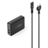 Hama USB nabíjacia stanica GaN, 2x USB-C PD, 2x USB-A QC, 65 W