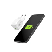Hama rýchla USB nabíjačka, USB-C PD/QC 25 W, super-mini