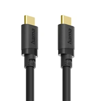 Hama USB C-C kábel 0,75 m, USB 3.2 Gen1 5 Gb/s, 240 W, čierny