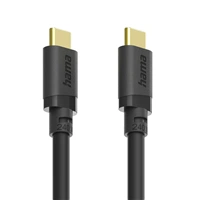 Hama USB C-C kábel 0,75 m, USB 3.2 Gen1 5 Gb/s, 240 W, čierny