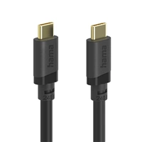 Hama USB C-C kábel 0,75 m, USB 3.2 Gen1 5 Gb/s, 240 W, čierny