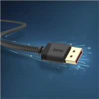 Hama DisplayPort 2.1 kábel UHD/8K, 40 Gb/s, 2 m