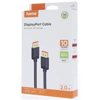 Hama DisplayPort 2.1 kábel UHD/8K, 40 Gb/s, 2 m