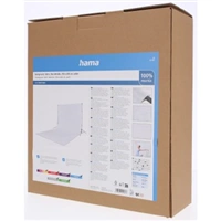 Hama pozadie pre foto štúdio, látkové, nekrčivé, 2,94 x 6 m, biele