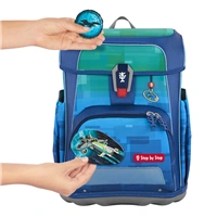 Školská aktovka Step by Step CLOUD OCEAN, Space Craft Spike - 5-dielny set, AGR certifikát