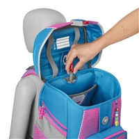 Školská aktovka Step by Step SPACE NEON, Kolibri Kaja - 5-dielny set, AGR certifikát