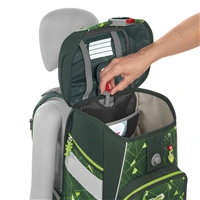 Školská aktovka Step by Step SPACE SHINE, Dino Night Tyro - 5-dielny set, AGR certifikát