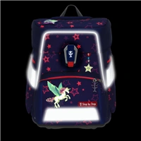 Školská aktovka Step by Step SPACE SHINE, Pegasus Night Nuala - 5-dielny set, AGR certifikát