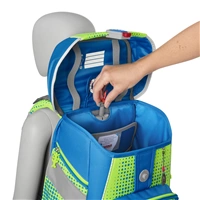 Školská aktovka Step by Step SPACE NEON, Race Car Chuck - 5-dielny set, AGR certifikát