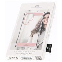 White Diamonds Air Protection, kryt Samsung Galaxy S23 Ultra, priehľadný/ružový
