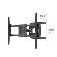Hama nástenný držiak TV až 120", 800x600, pohyblivý, 100 kg