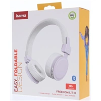Hama Bluetooth slúchadlá Freedom Lit III, on-ear, biele