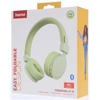 Hama Bluetooth slúchadlá Freedom Lit III, on-ear, zelené