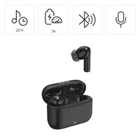 Hama Bluetooth slúchadlá Passion Clear II, štuple, ANC/ENC, aplikácia, čierne