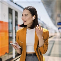 Hama Bluetooth slúchadlá Passion Clear II, štuple, ANC/ENC, aplikácia, biele