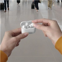 Hama Bluetooth slúchadlá Passion Clear II, štuple, ANC/ENC, aplikácia, biele