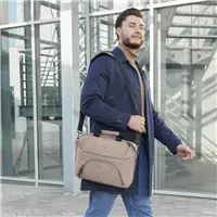 Hama Premium Lightweight, taška na notebook, 34-36 cm (13,3"-14,1"), recyklovaný PET, béžová