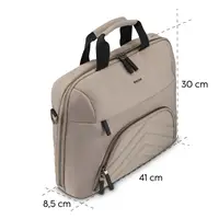Hama Premium Lightweight, taška na notebook, 34-36 cm (13,3"-14,1"), recyklovaný PET, béžová