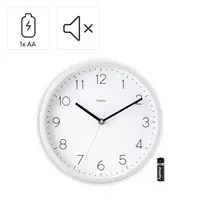 Hama Menorca, nástenné hodiny, riadené rádiovým signálom, 25 cm, biele