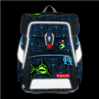 Školská aktovka Step by Step SPACE SHINE, Shark Dexter - 5-dielny set, AGR certifikát