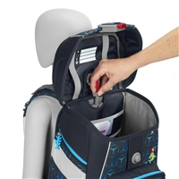 Školská aktovka Step by Step SPACE SHINE, Shark Dexter - 5-dielny set, AGR certifikát