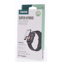Hama Super Hybrid, ochrana displeja pre Apple Watch 4/5/6/SE 1. Gen/SE 2. Gen, 40 mm, nerozbitná