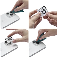 Hama Cam Protect, ochranné sklo fotoaparátu pre Apple iPhone 16 Pro/16 Pro Max, priehľadné