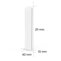 Hama Sleek, orientačné LED svetlo, nabíjacie, pohybový/svetelný senzor, stmievanie, hliníkové
