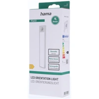 Hama Sleek, orientačné LED svetlo, nabíjacie, pohybový/svetelný senzor, stmievanie, hliníkové