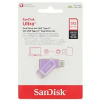SanDisk Ultra Dual Drive Go USB Type- C, levanduľová 512 GB
